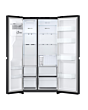LG GSLC40EPPE 91.3cm 50/50 Total No Frost American Fridge Freezer - Matte Black