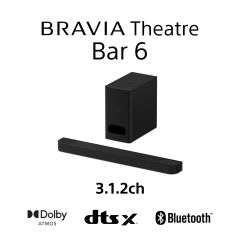Sony HTB600.CEK 3.1.2ch BRAVIA Theatre Bar 6 Dolby Atmos? Soundbar - Black