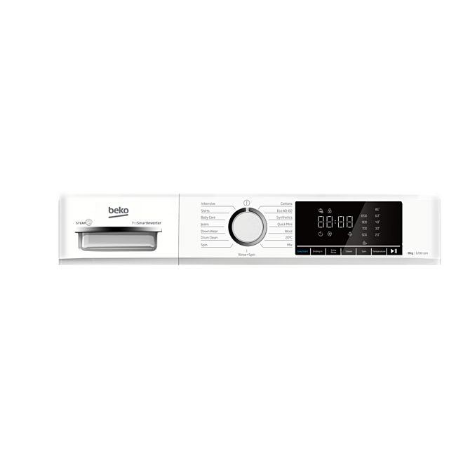 Beko BWC8121W 8kg 1200rpm Freestanding Washing Machine