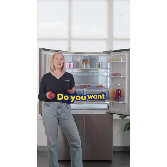 Blomberg KND23675V 59.5cm 60/40 Total No Frost Fridge Freezer - White