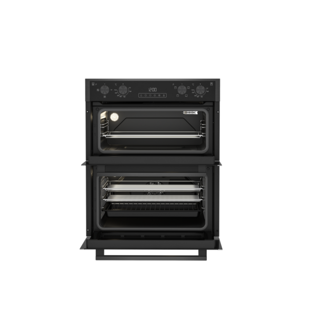 Blomberg ROTN9202DX 59.4cm Built In Electric Double Oven - Dark Steel