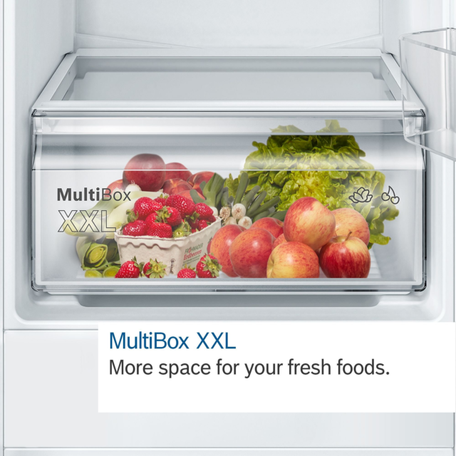 Bosch KGN27NBFAG 55cm 50 /50 Frost Free Fridge Freezer - Black