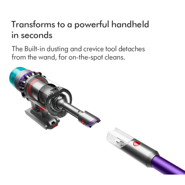 Dyson GEN5DETECT-2023 Cordless Stick Vacuum Cleaner - 70 Minutes Run Time - Purple
