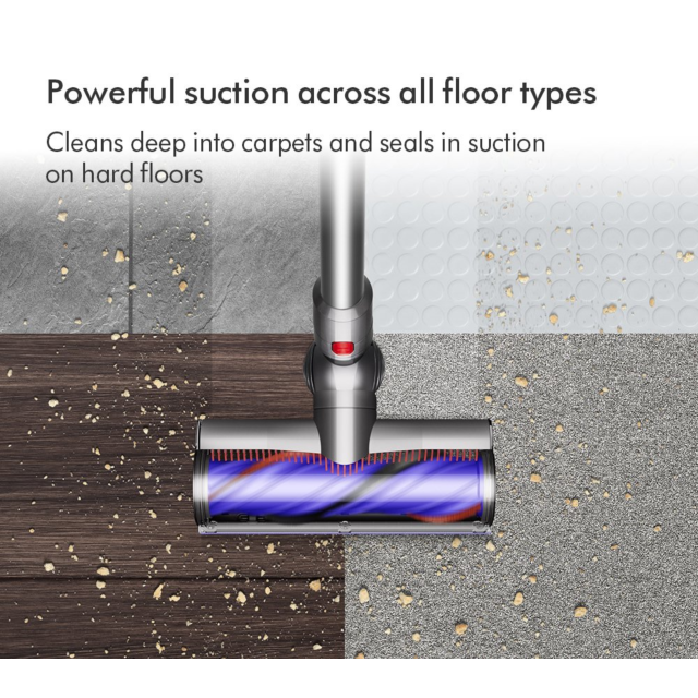 Dyson V8-2023 Cordless Stick Vacuum Cleaner - 40 Minutes Run Time - Silver