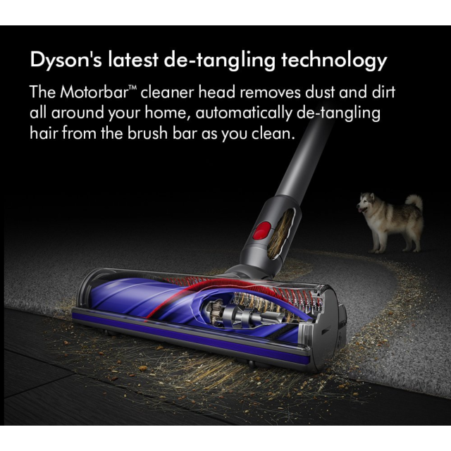 Dyson V8-2023 Cordless Stick Vacuum Cleaner - 40 Minutes Run Time - Silver