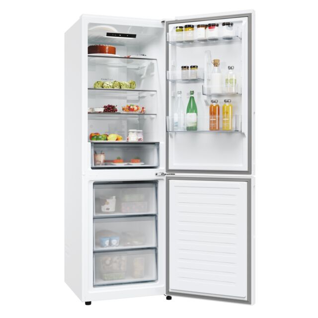 Hoover HONCQ2T618EWKR 59.5cm 60/40 Frost Free Fridge Freezer - White