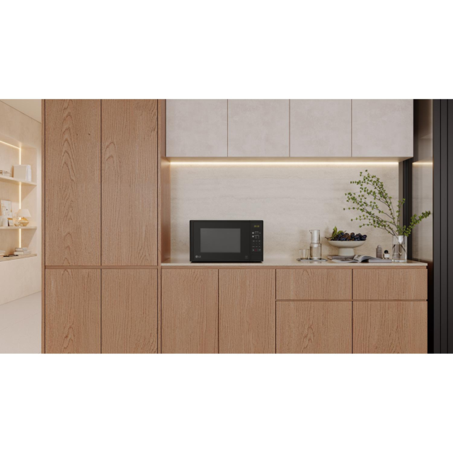 LG MS2042D 20L Microwave Black with Child Lock