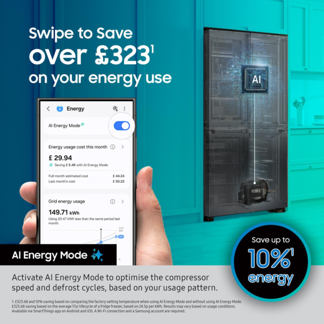 Samsung RF24BB620ES9EU 90.8cm 70/30 No Frost Fridge Freezer