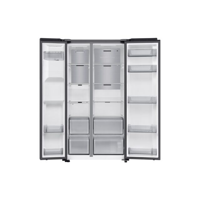 Samsung RS70F66KCFEU 91cm Side by Side American Fridge Freezer - Black