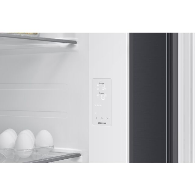 Samsung RS70F66KCFEU 91cm Side by Side American Fridge Freezer - Black