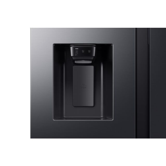Samsung RS70F66KCFEU 91cm Side by Side American Fridge Freezer - Black