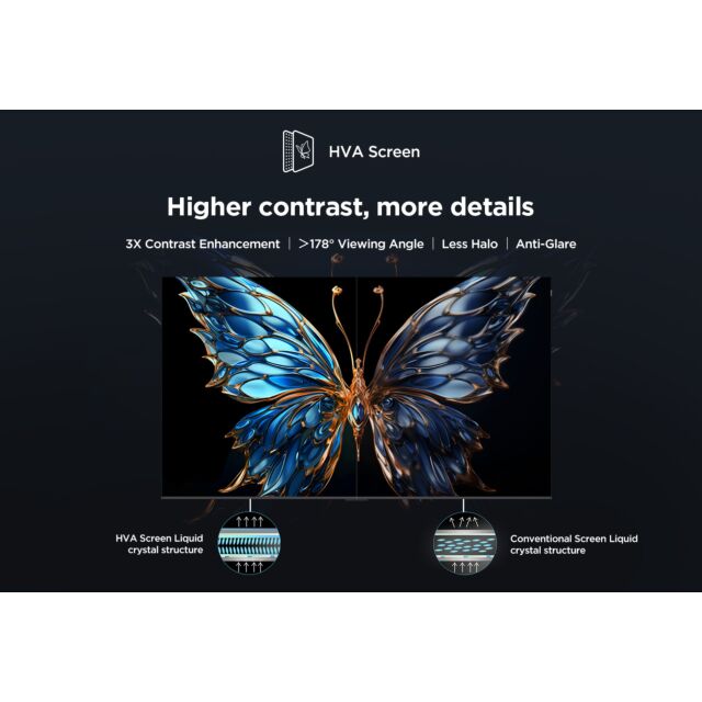 TCL 43P7K-UK 43inch 4K QLED Direct LED HDR Google TV