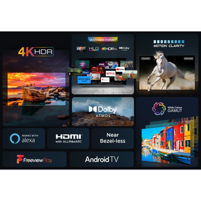 TCL 55P755K 55inch 4K HDR Android TV