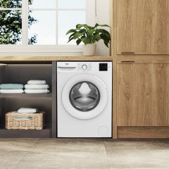 Beko BMN3WT3841W 8kg 1400 Spin RecycledTub Washing Machine - White