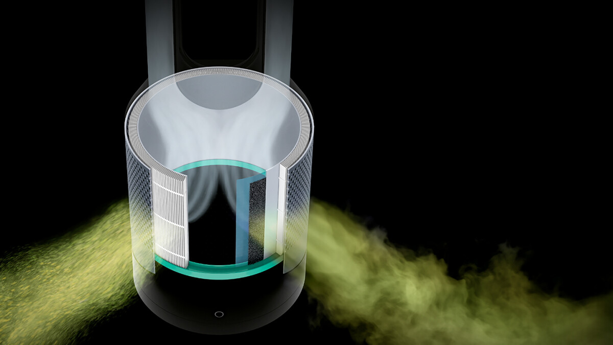 360&deg; Glass HEPA filter